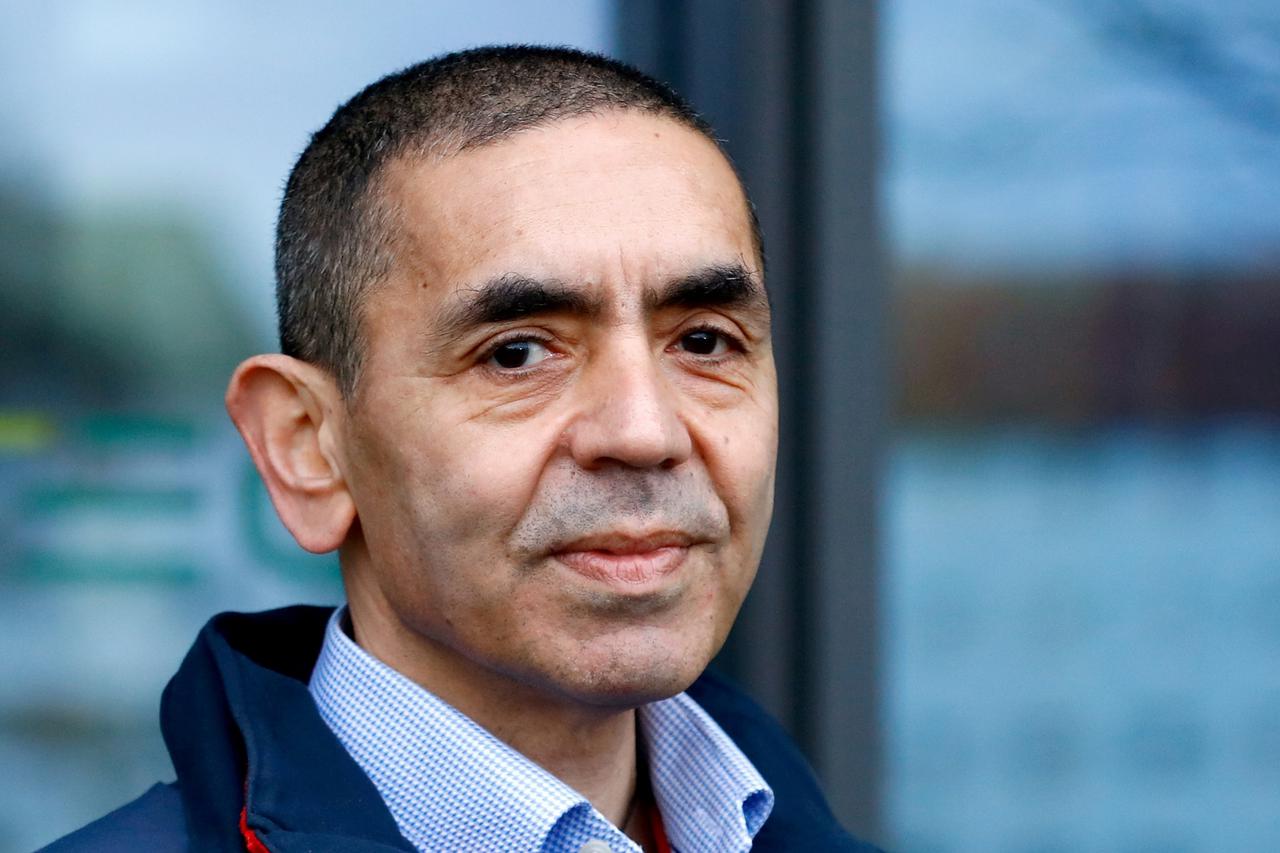 FILE PHOTO: BioNTech addresses the media after EMA's approval of its COVID-19 vaccine