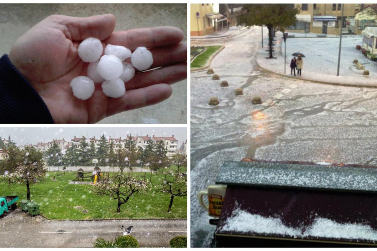 Istru pogodilo nevrijeme s tučom