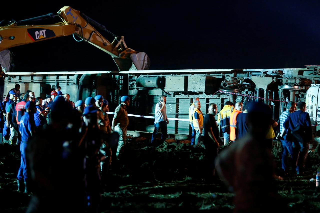 Željeznička nesreća u Turskoj