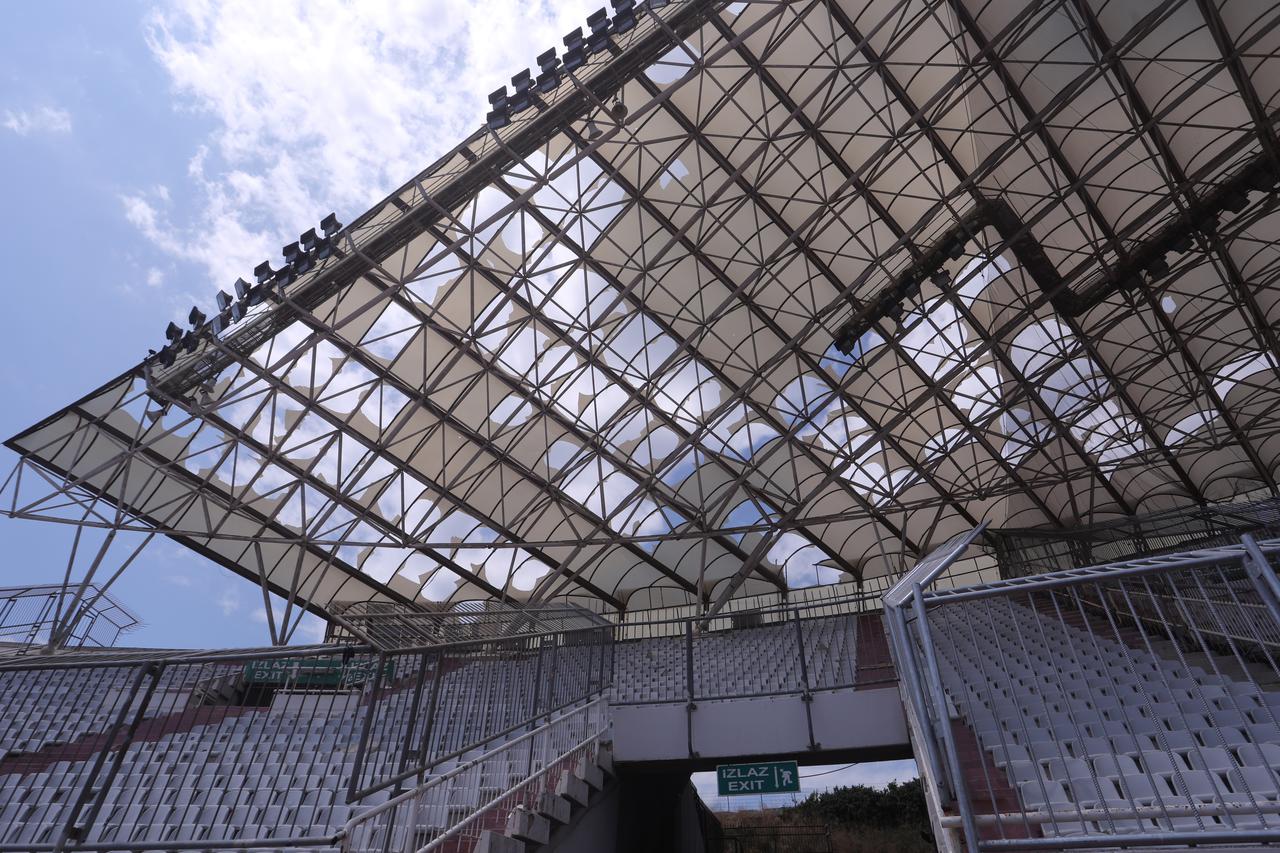 Poljud oštećen u oluji koja je poharala Split