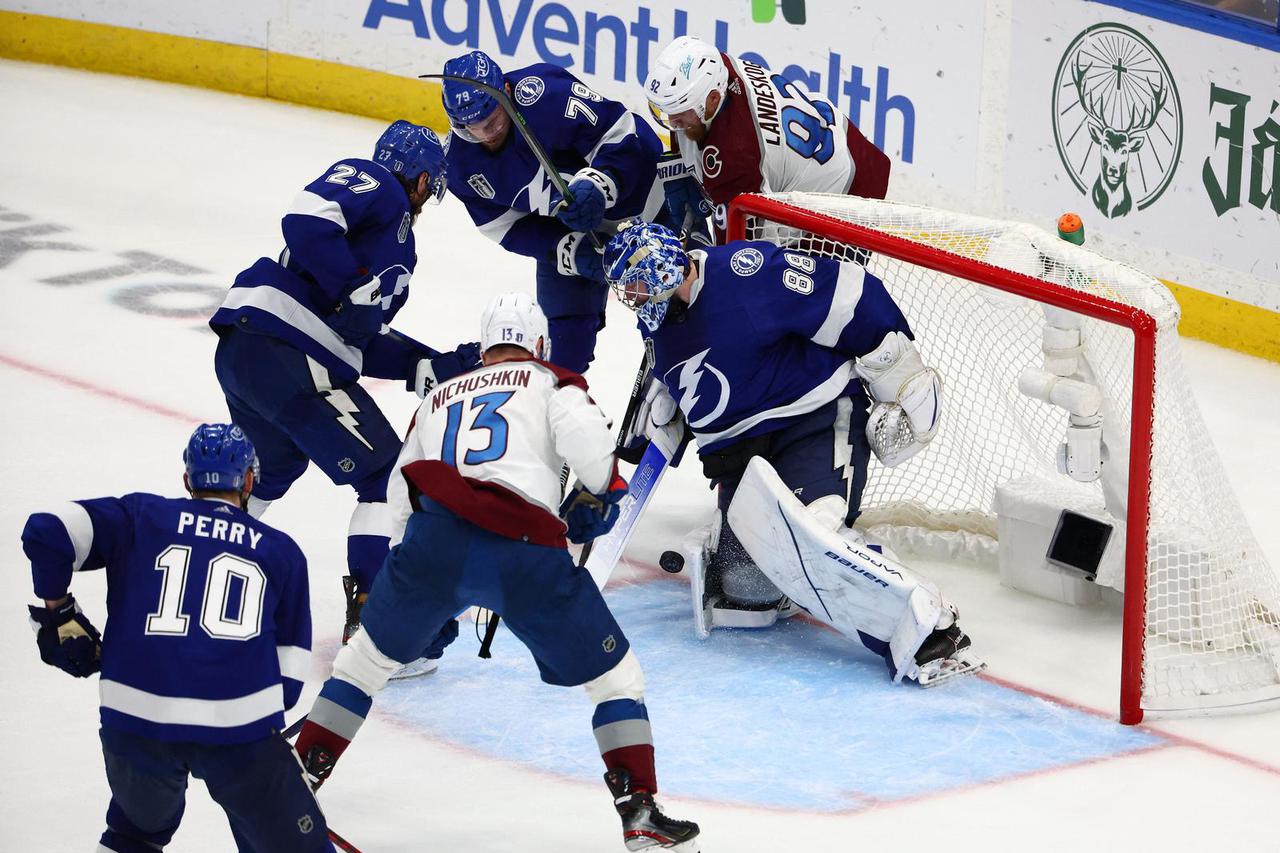 NHL: Stanley Cup Playoffs-Colorado Avalanche at Tampa Bay Lightning