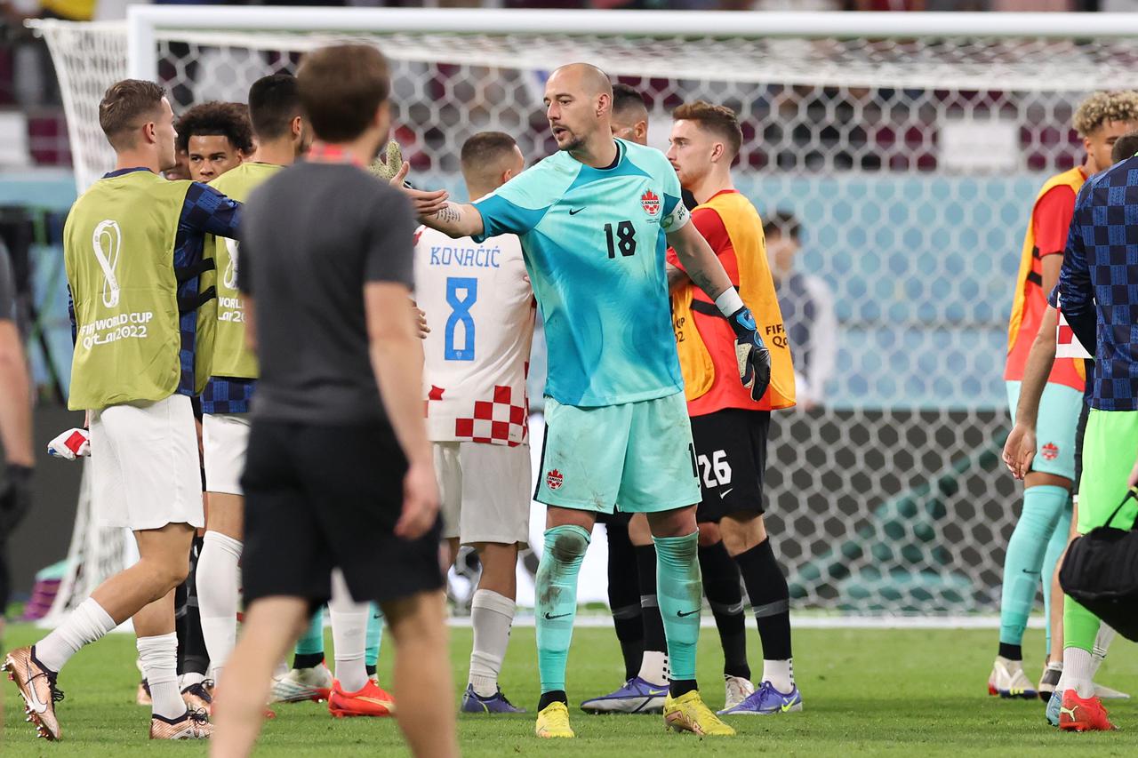 KATAR 2022 - Slavlje reprezentativaca nakon uvjerljive pobjede nad Kanadom rezultatom 4:1