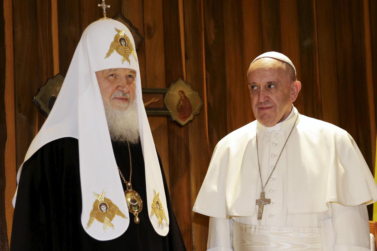 papa Franjo patrijarh Kiril