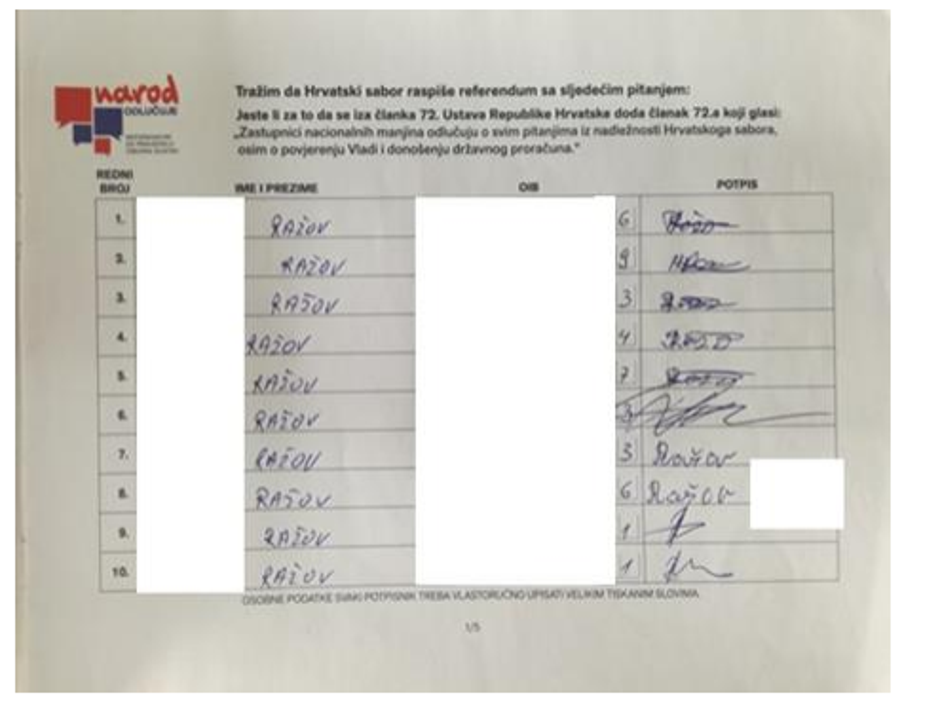 Potpisi Narod odlučuje