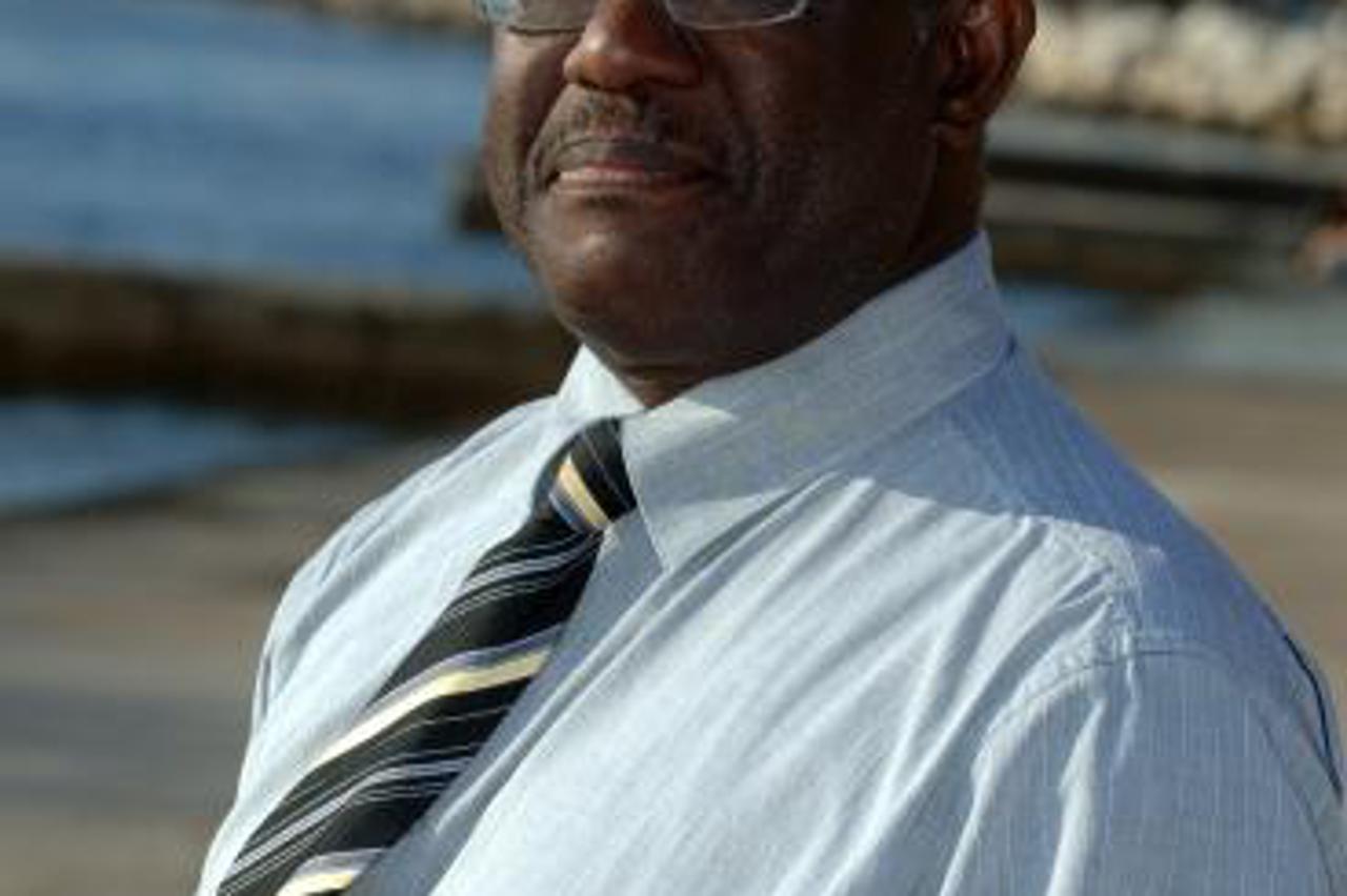 '12.10.2010., Piran, Slovenija - Peter Bossman, lijecnik iz Gane, kandidat je za gradonacelnika Pirana.  Photo: Goran Kovacic/PIXSELL'