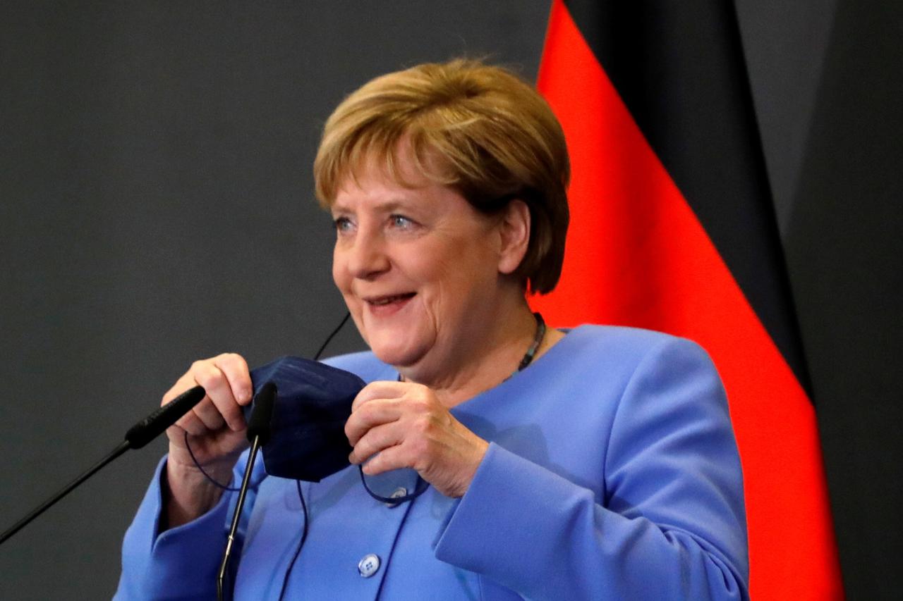 German Chancellor Merkel visits Tirana