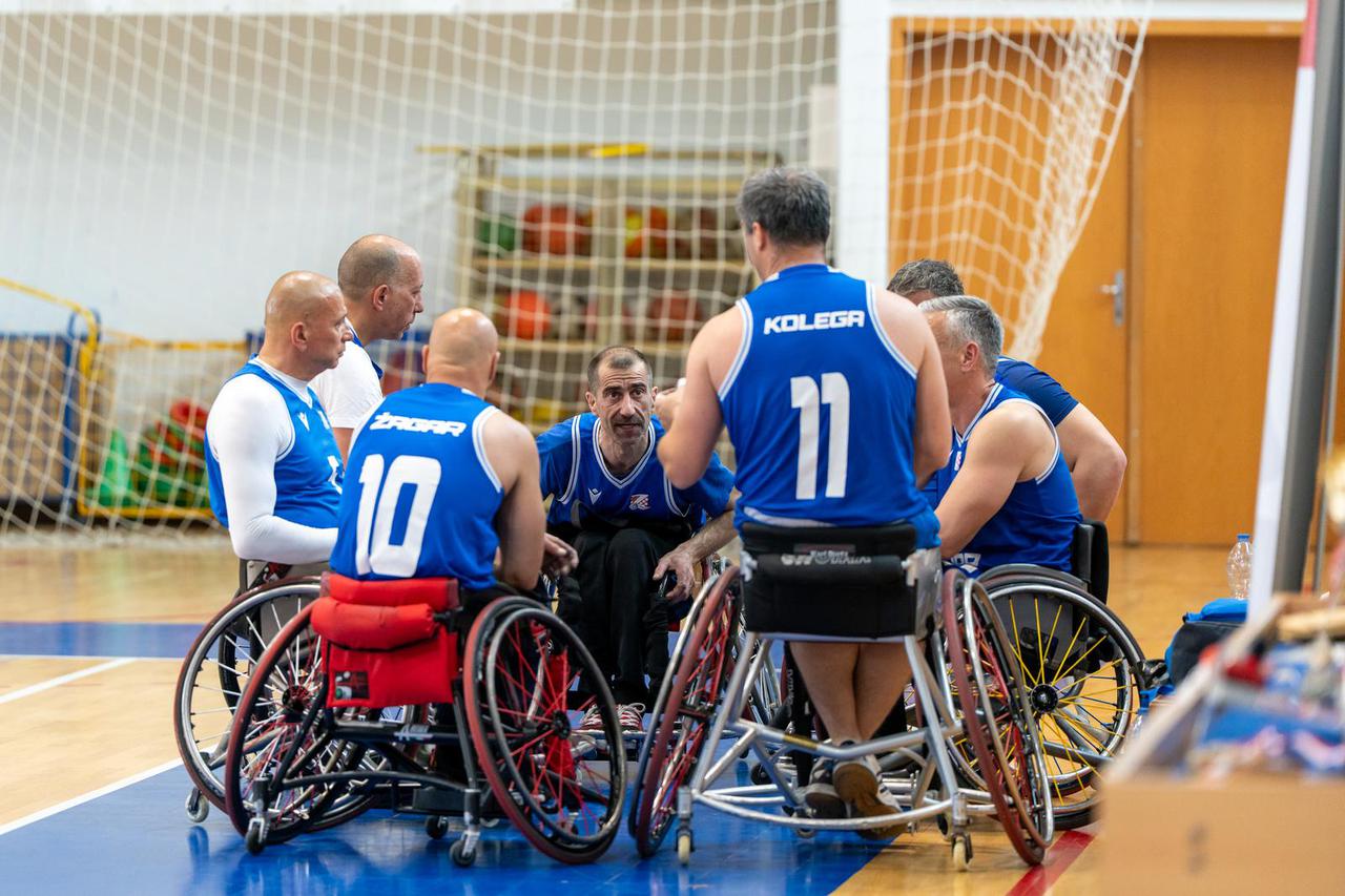 Gospić: Hrvatski savez košarke u kolicima, finale KKI Split - KKOI Zadar