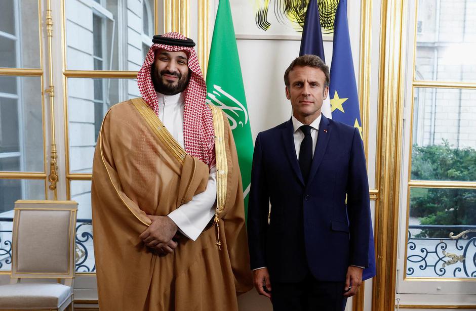 France's Macron meets Saudi Crown Prince Mohammed bin Salman in Paris