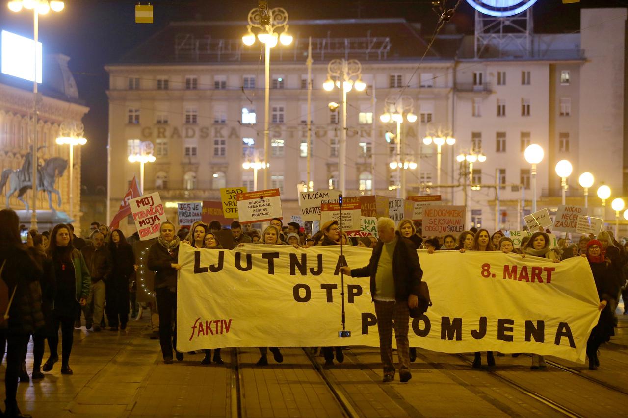 Noćni marš u Zagrebu