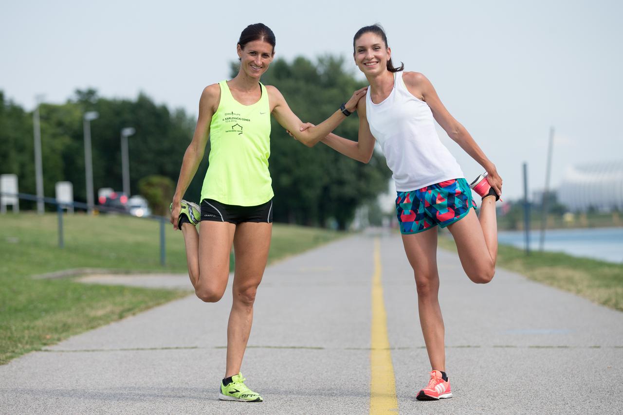 22.07.2016., Zagreb -   Maratonke Marija Vrajic Trosic i Matea Matosevic izborile su pravo nastupa  na Olimpijskim igrama u Brazilu.  Photo: Davor Puklavec/PIXSELL
