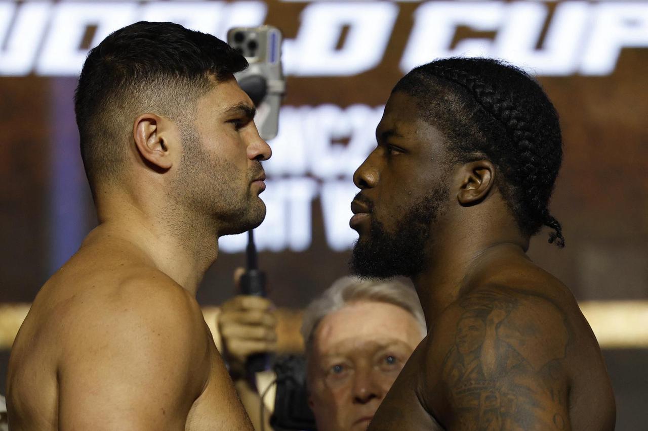 Dillian Whyte v Moses Itauma - Weigh-in for EWC25 Fight Week