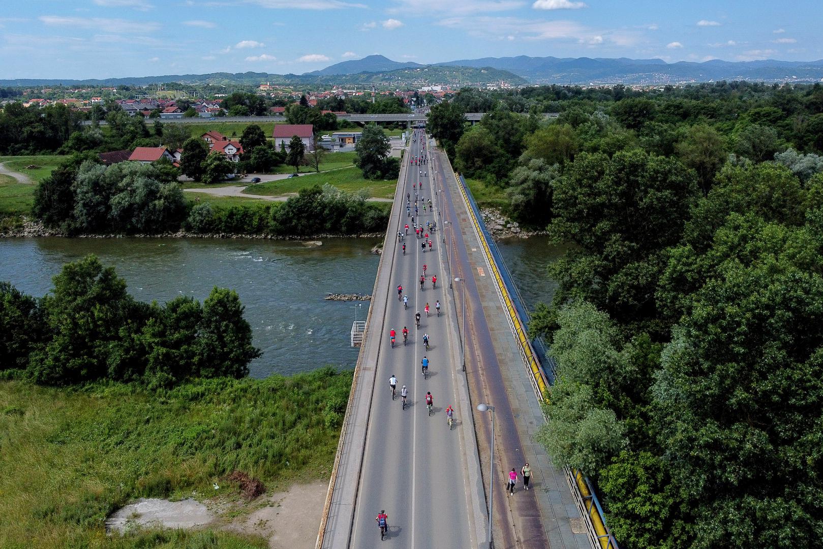 11.06.2022., Zagreb - Jubilarna 40. Vecernjakova biciklijada vozila se od Zagreba do Samobora. Photo: Igor Kralj/PIXSELL