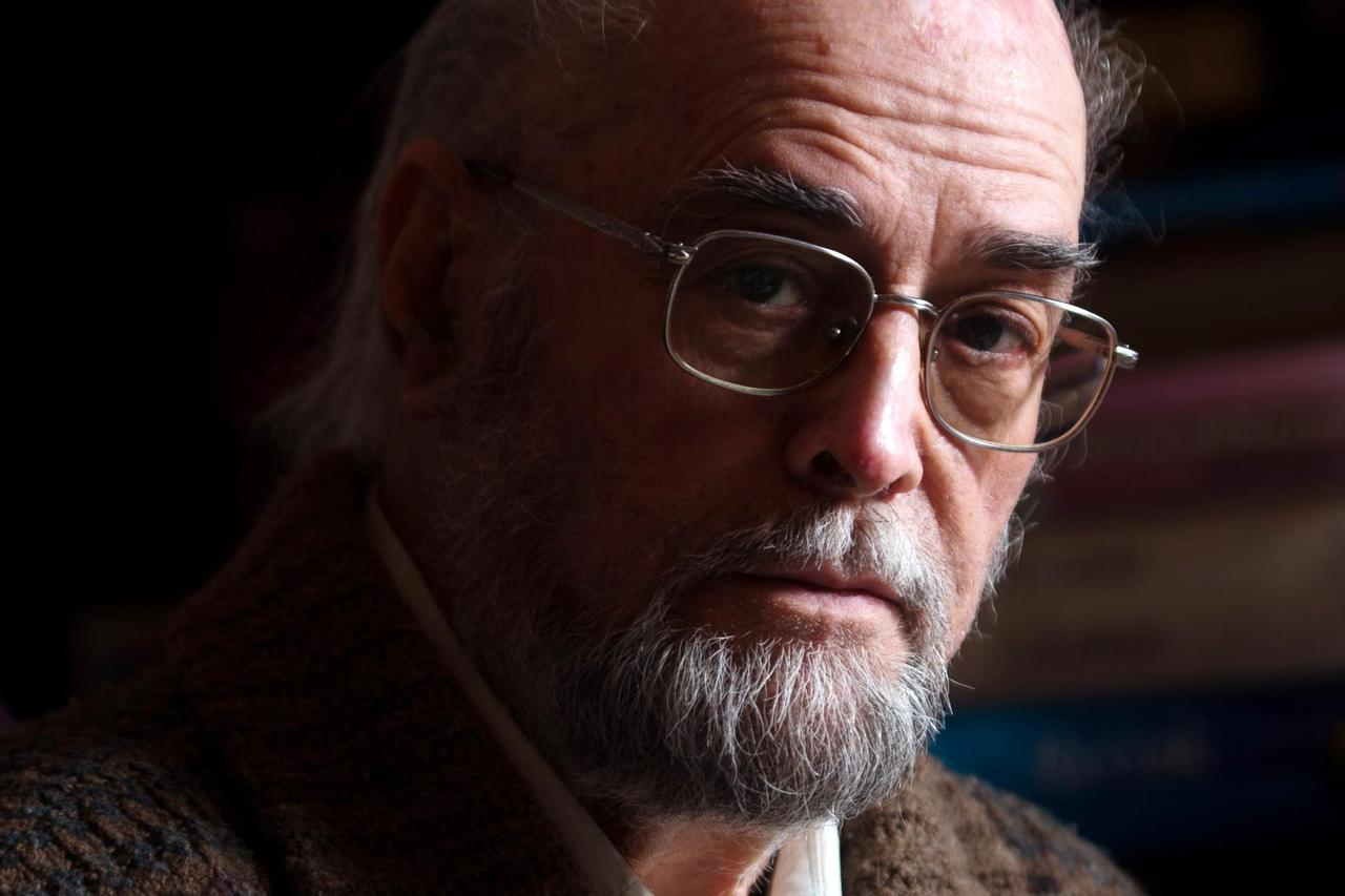 12.12.2012., Zagreb - Akademik Slobodan Novak u svom domu.  Photo: Daniel Kasap/PIXSELL