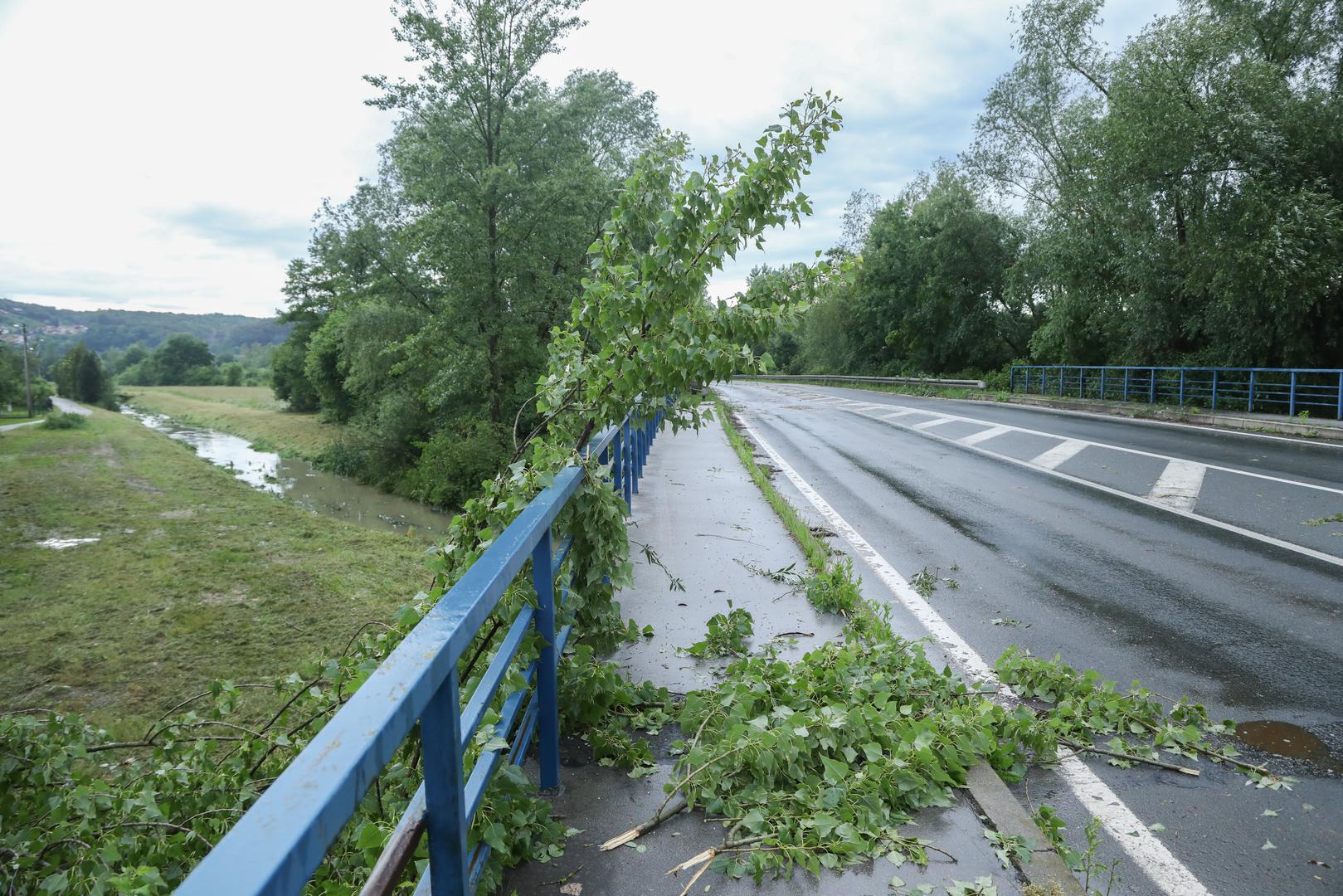 21.05.2024., Samobor - Posljedice nevremena u Samoboru. Photo: Luka Batelic/PIXSELL