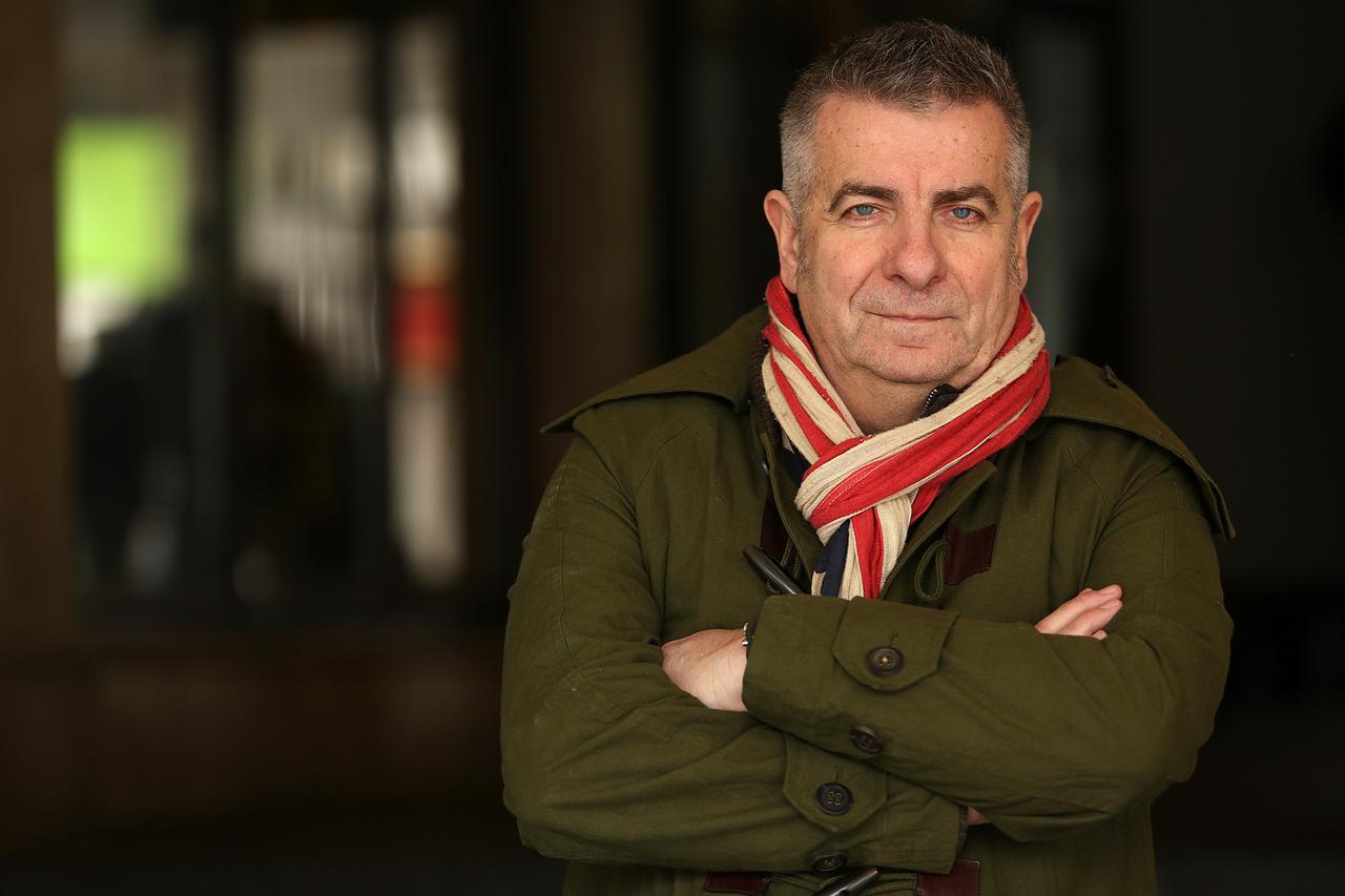 20.02.2014., Zagreb - Ivica Propadalo bosanskohercegovacki slikar, scenograf i dizajner koji od 1977. godine zivi i radi u Zagrebu.  Photo: Anto Magzan/PIXSELL