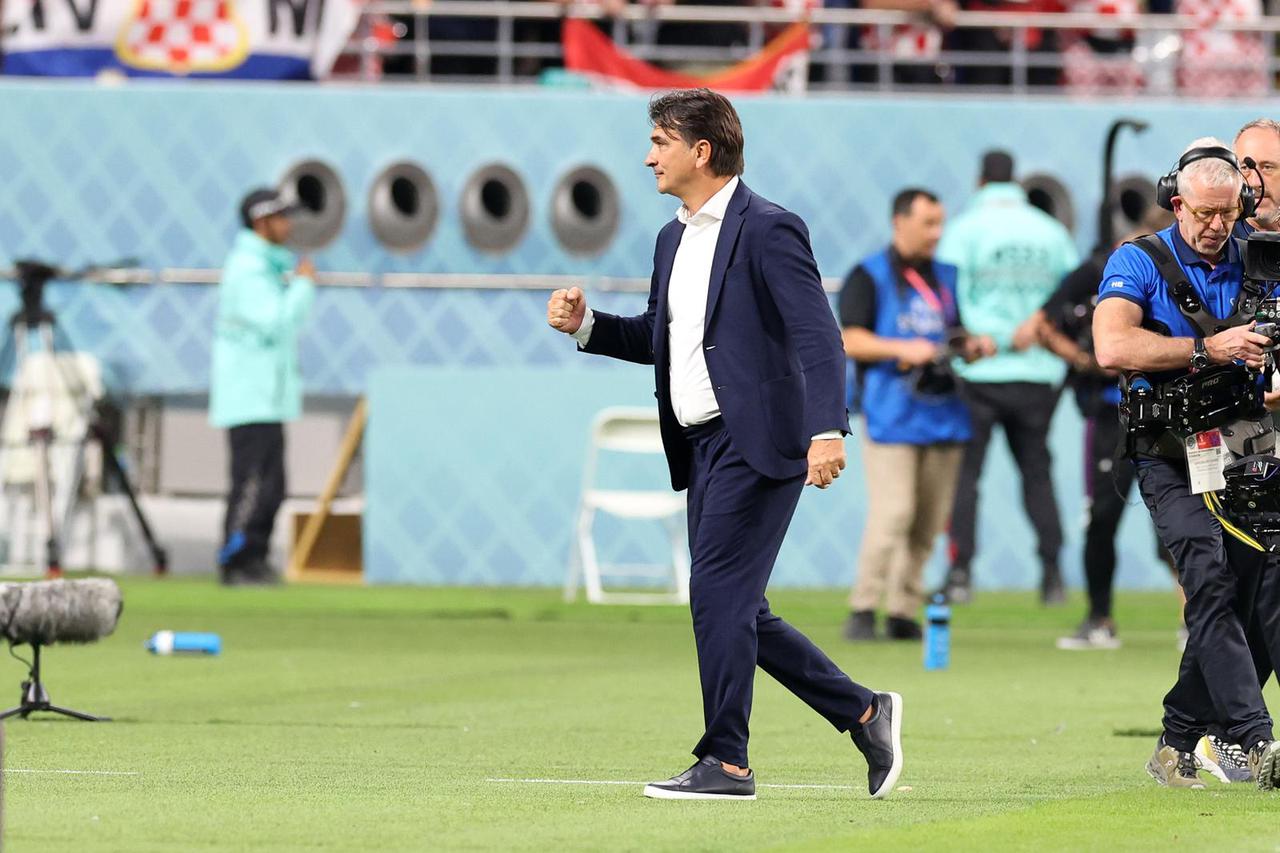 KATAR 2022 - Slavlje reprezentativaca nakon uvjerljive pobjede nad Kanadom rezultatom 4:1