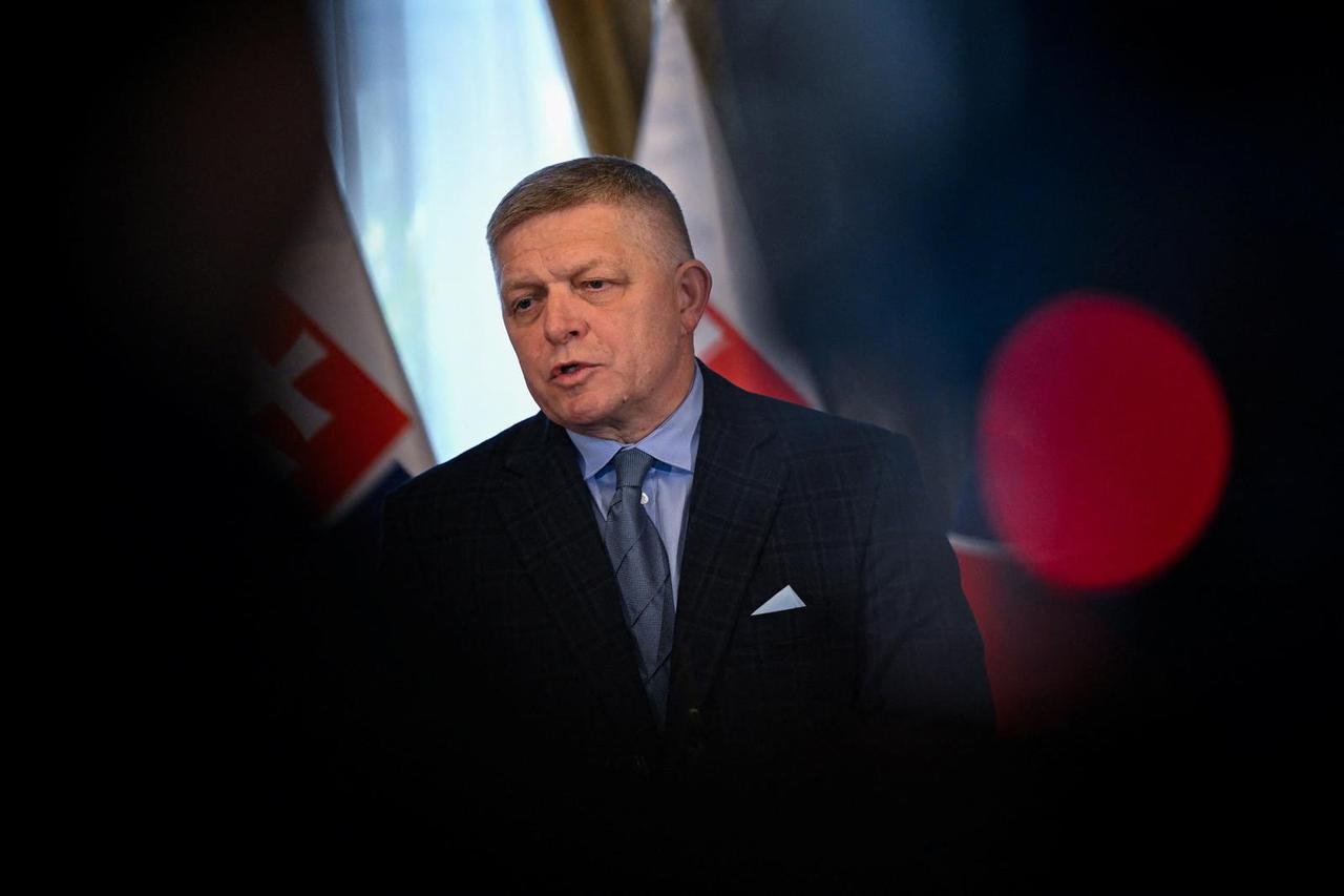 Slovakia's Prime Minister Robert Fico meets his Czech counterpart Andrej Babis, in Bratislava