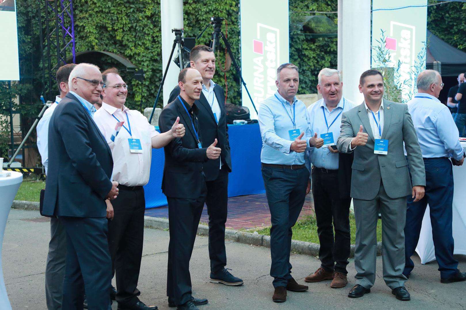 05.07.2020., Zagreb - Docek izbornih rezultata u stozeru HDZ-a u Arheoloskom muzeju. Photo: Sanjin Strukic/PIXSELL