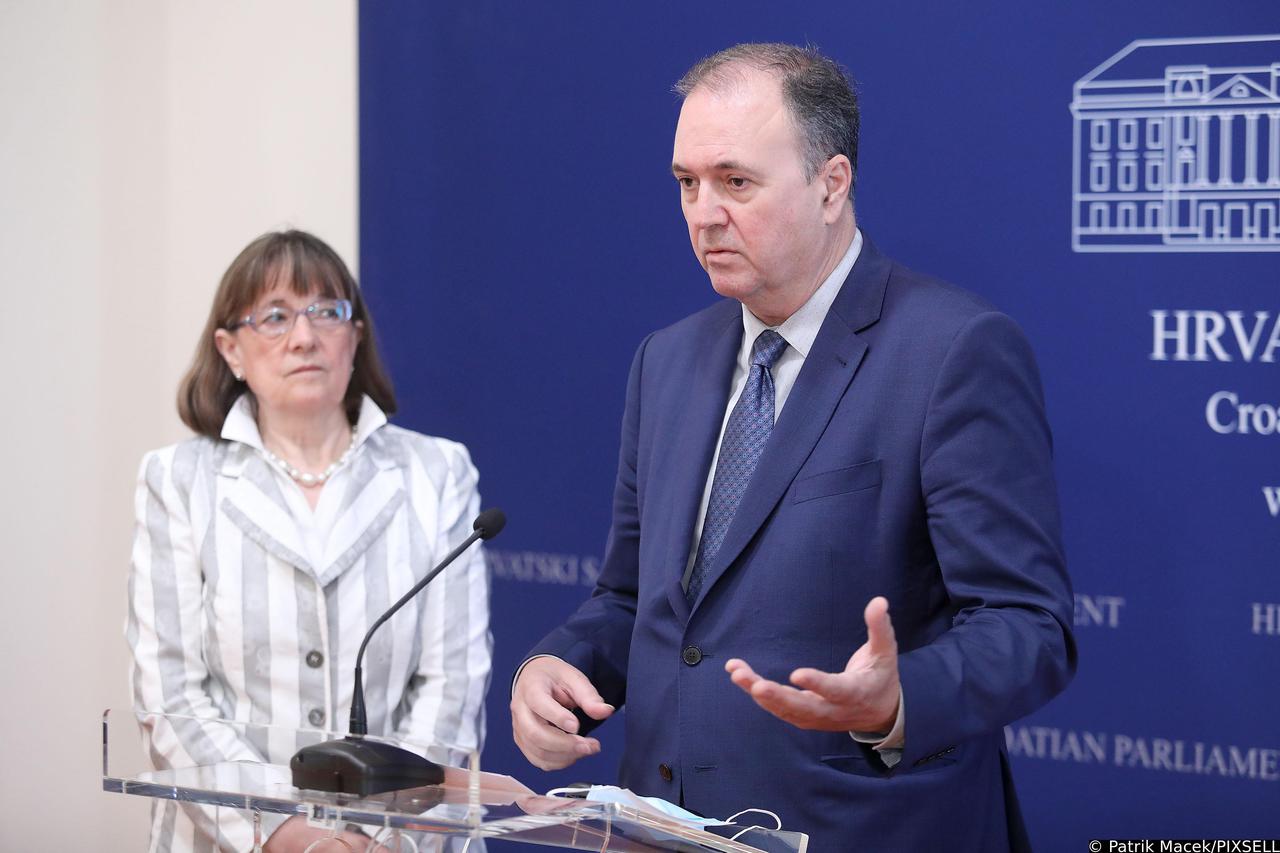 Zagreb: Konferencija za medije Kluba zastupnika HDZ-a