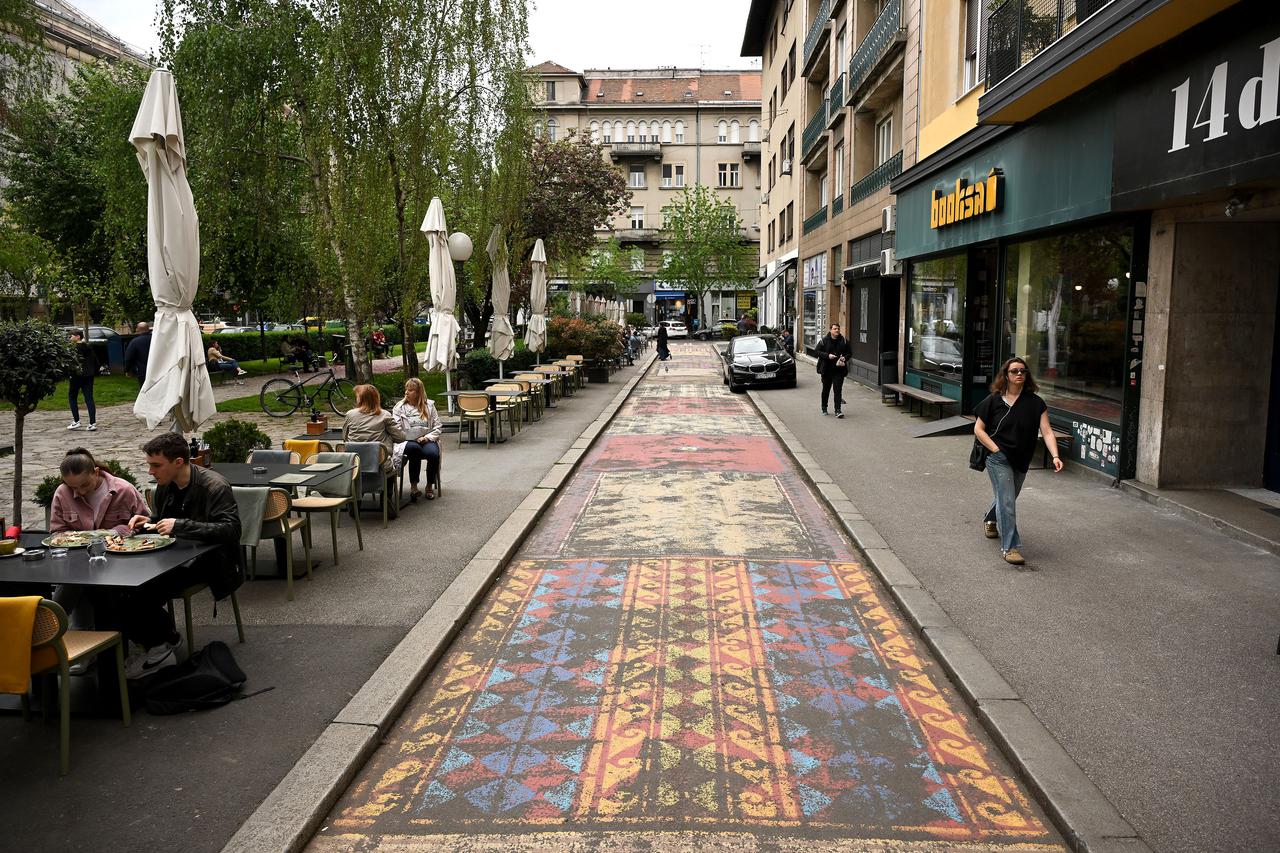 Zagreb: Mural u Martićevoj ulici 