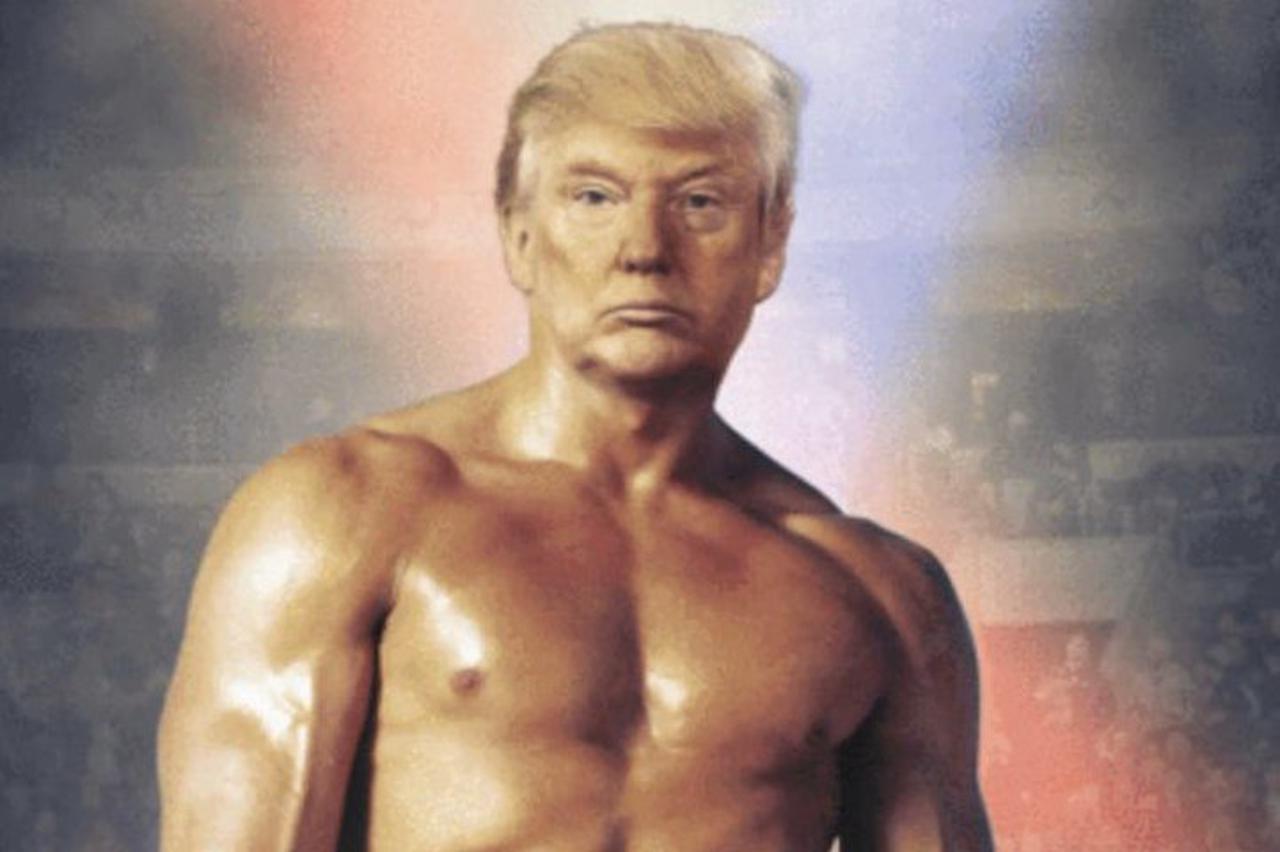 Donald Trump kao Rocky