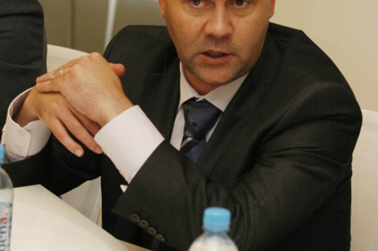 ' 31.08.2010.,Koprivnica - Odrzana  skupstina Glavnog odbora  Podravke. Miroslav Vitkovic, predsjednik Uprave Podravke.  Photo: Marijan Susenj/PIXSELL'