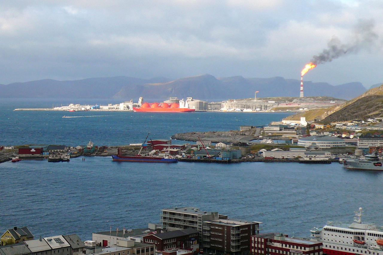 FILE PHOTO: LNG terminal  in Norway
