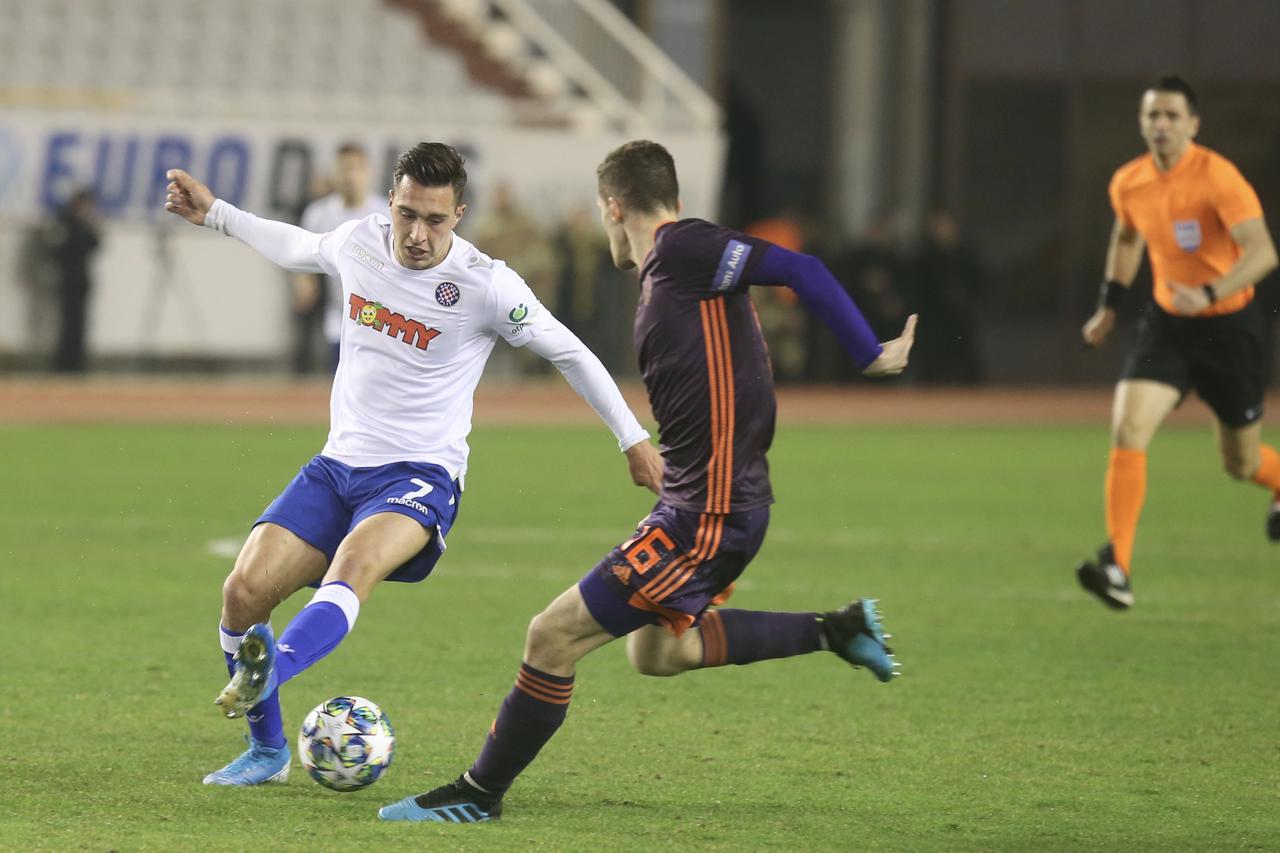 Split: U dvoboju 21. kola HNL-a Hajduk je s 1:0 pobijedio Lokomotivu