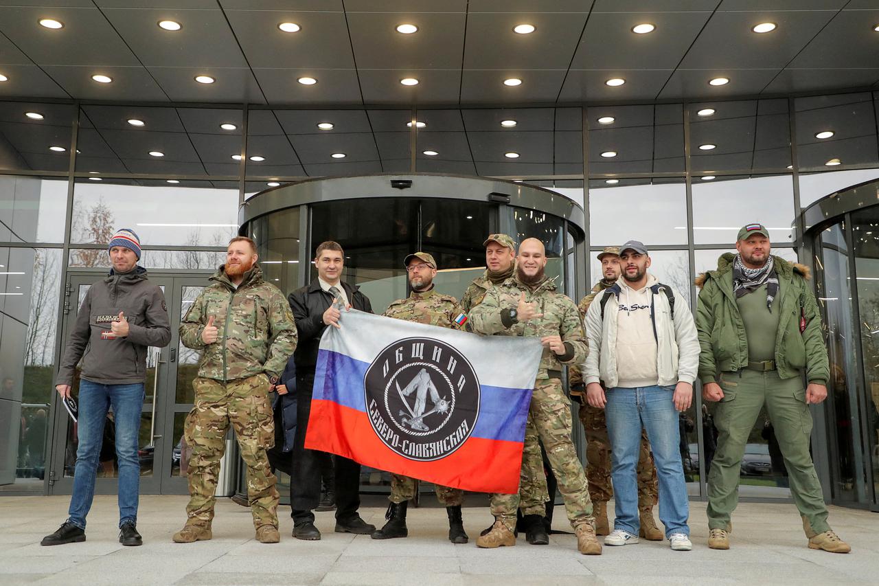 FILE PHOTO: Wagner private military group centre opens in St Petersburg