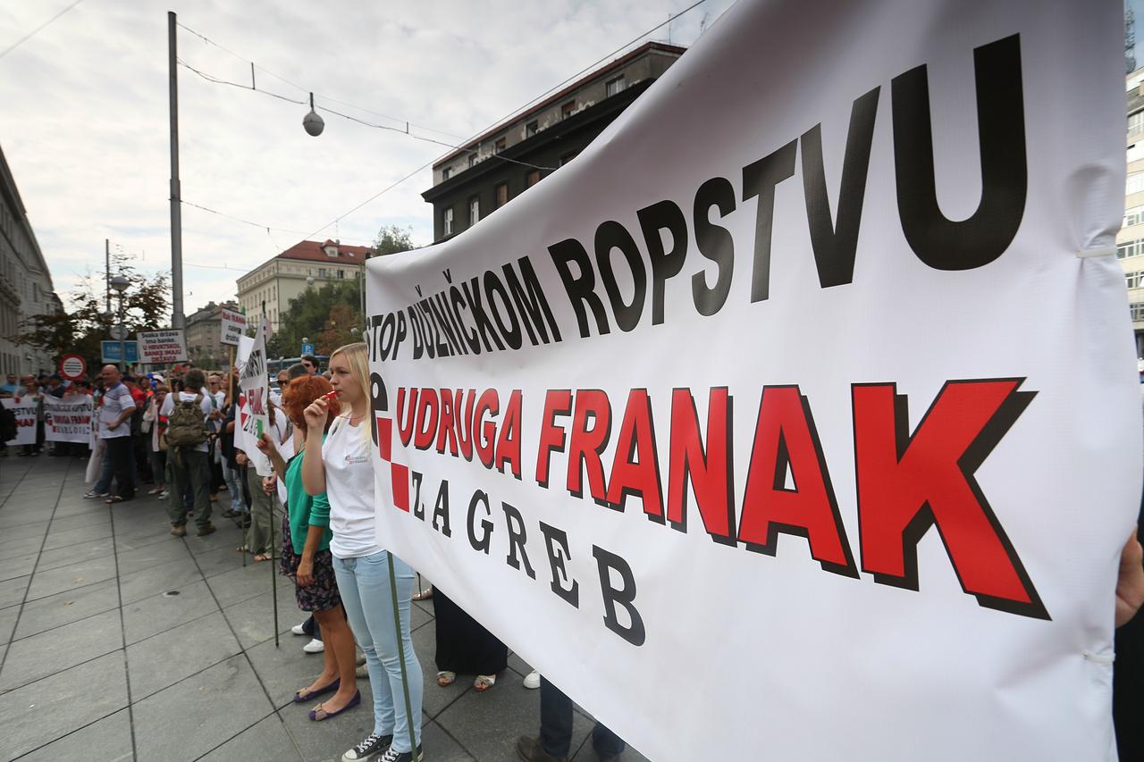 Udruga Franak, prosvjed