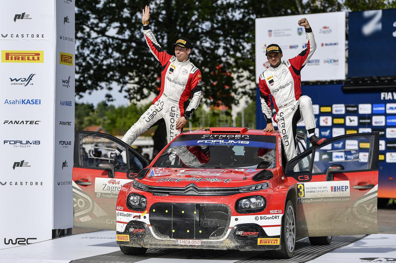 Proglašenje pobjednika - INA Zagreb WRC Croatia 2024. 