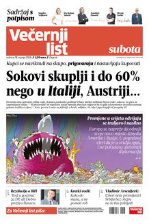Večernji list naslovnica