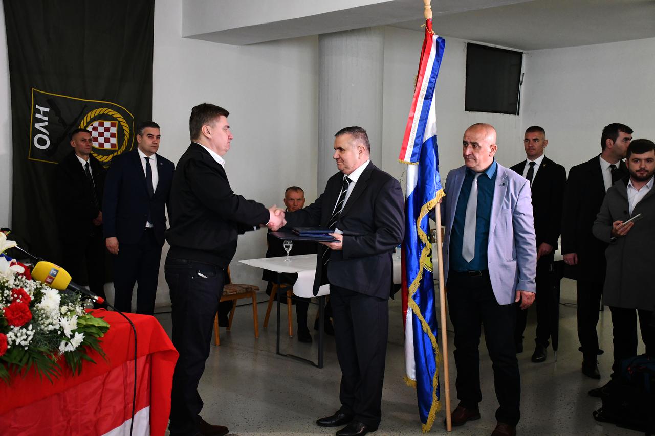 Derventa: Predsjednik Milanović sudjelovao na obilježavanju 31. obljetnice osnutka 103. brigade Hrvatskog vijeća obrane