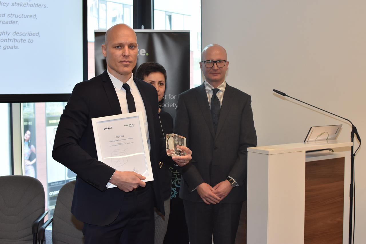 HEP dobio Deloitteovu nagradu Green Frog Award
