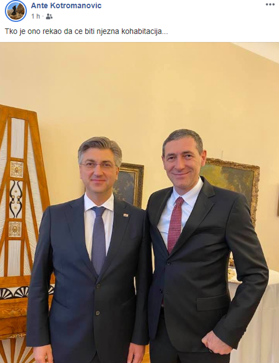 Ante Kotromanović i Andrej Plenković