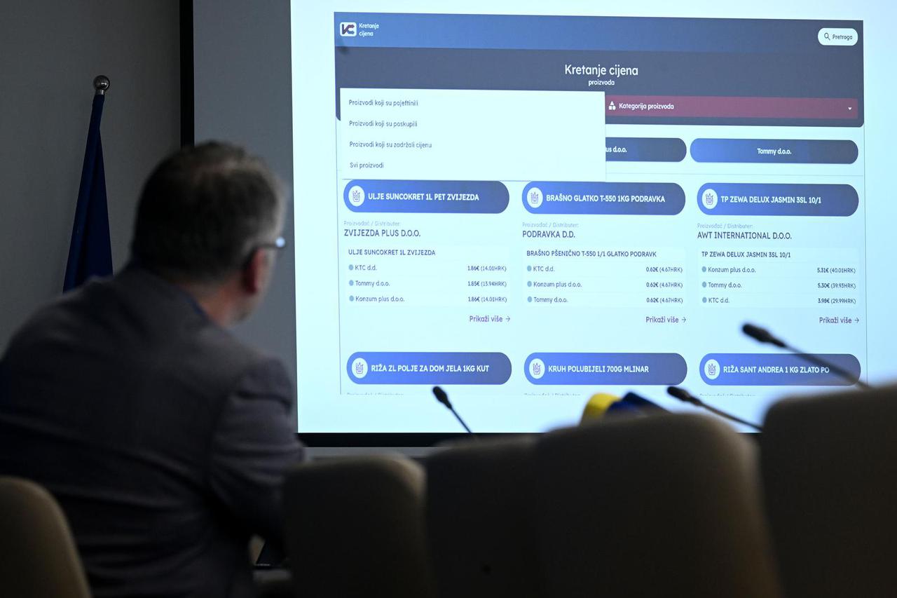 Zagreb: Ministarstvo Gospodarstva i održivog razvoja predstavilo aplikaciju za praćenje cijena trgovaca