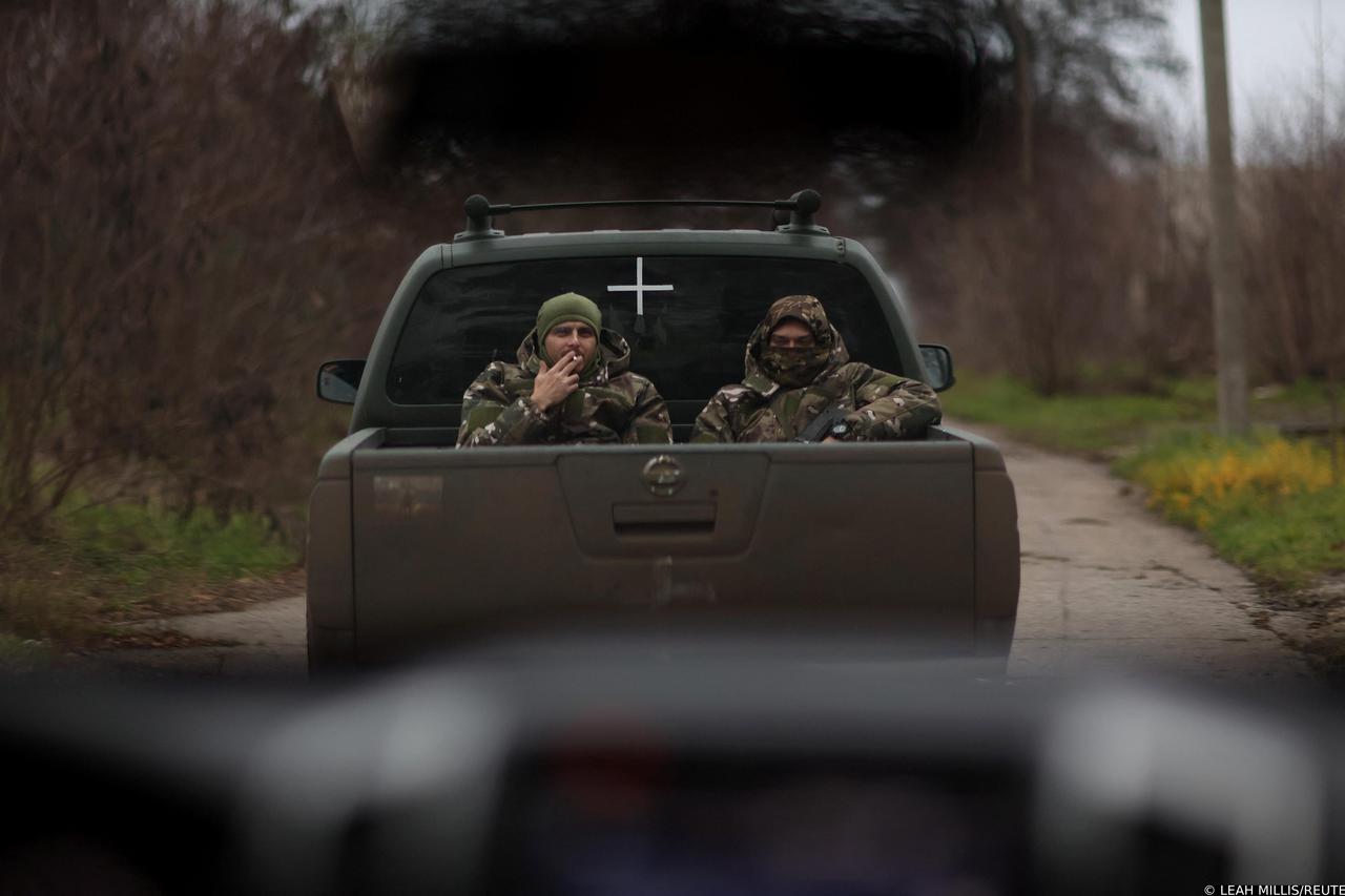 Military drone operators in eastern Ukraine