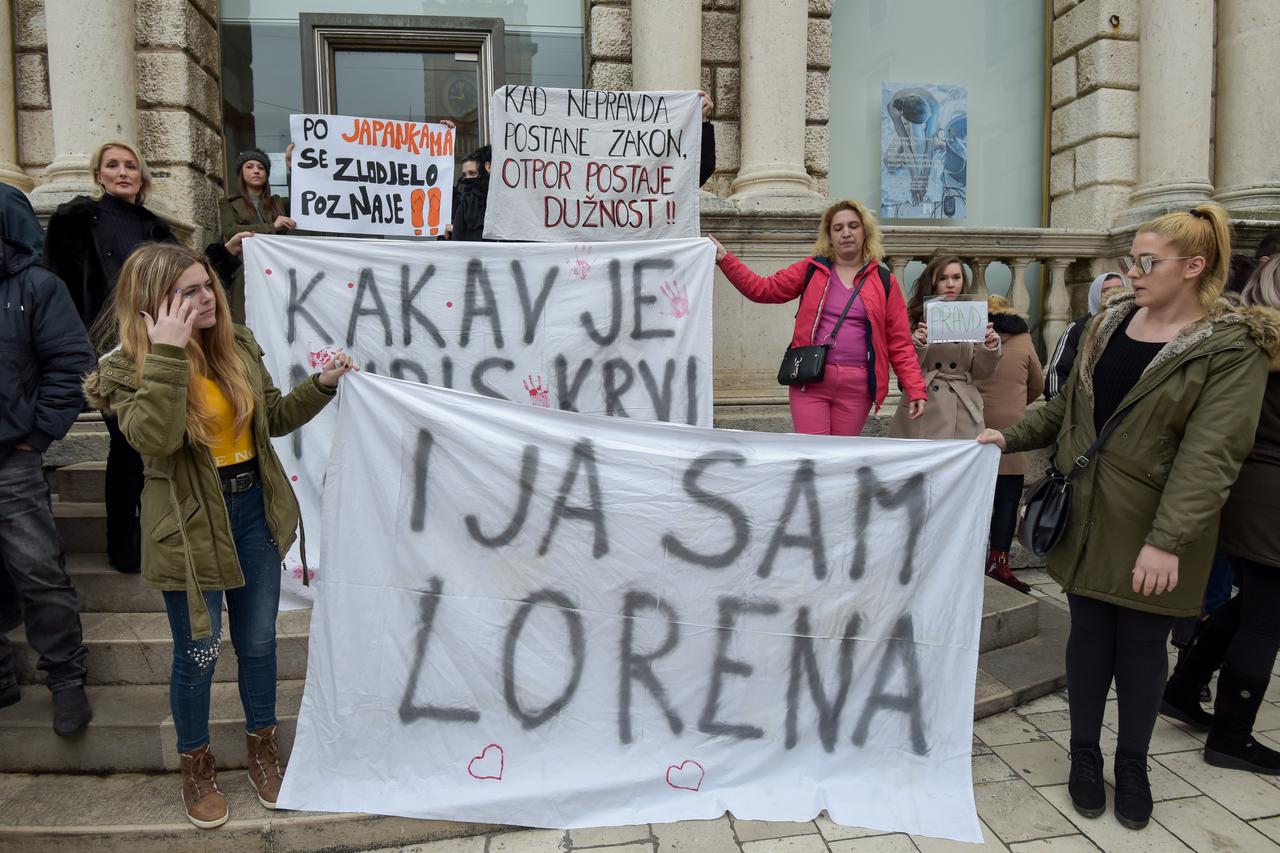 Zadar: Prosvjed protiv puštanja Darka Kovačevića na slobodu