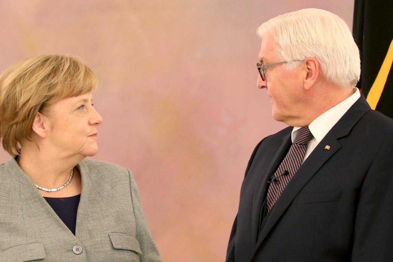 Angela Merkel i Frank-Walter Steinmeier