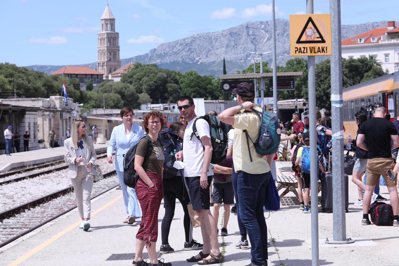 U Split stigao prvi vlak s češkim, slovačkim i mađarskim turistima