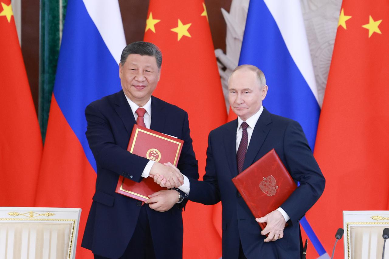 RUSSIA-MOSCOW-VLADIMIR PUTIN-CHINA-XI JINPING-TALKS