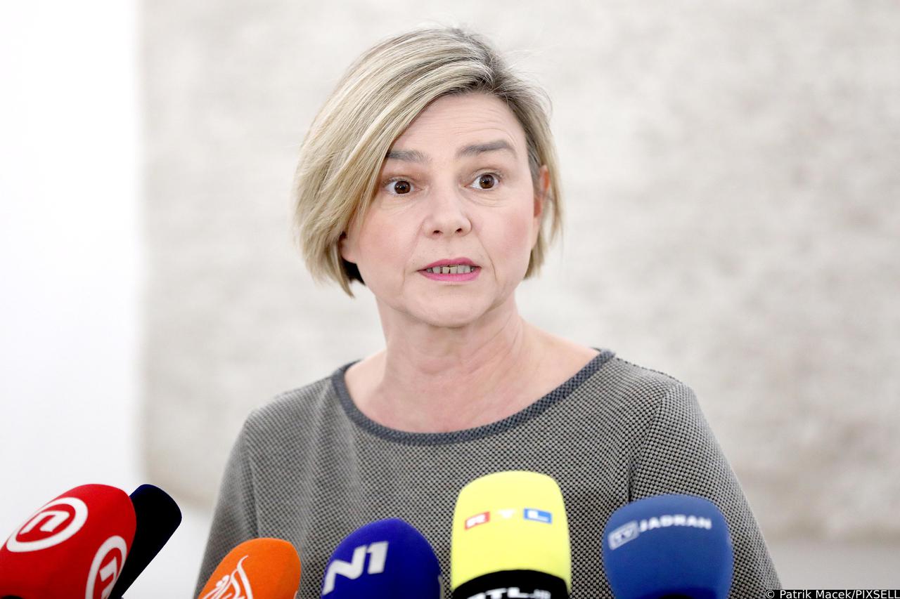 Zagreb: Sandra Benčlć o aktualnim temama