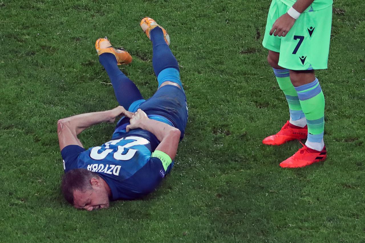 Liga prvaka, Lovren odigrao cijeli susret za Zenit koji je u završnici ispustio 3 boda protiv Lazija (1:1) 