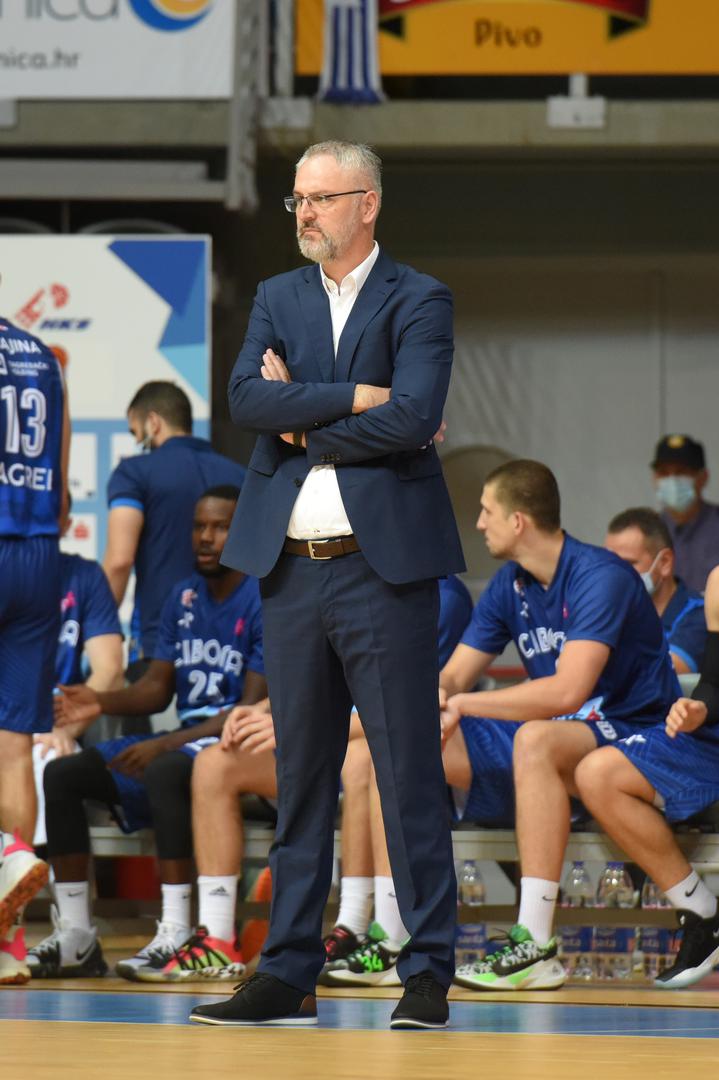 25.09.2020., dvorana Kresimira Cosica, Zadar - HT Premijer liga, 02. kolo, KK Zadar - KK Cibona. Ivan Velic, trener KK Cibona. Photo: Dino Stanin/PIXSELL