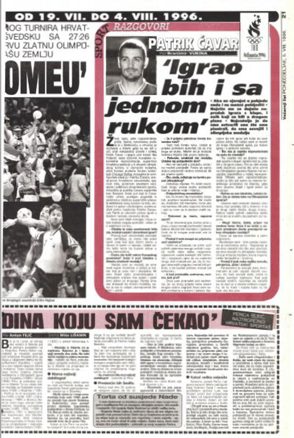 Novinske naslovnice 'Zlato u Atlanti'