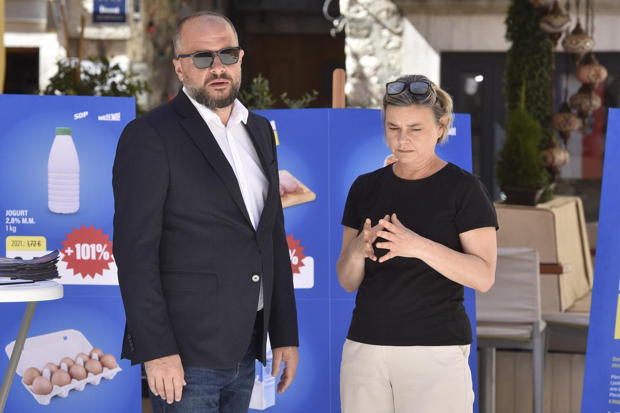 Šibenik: Kampanje SDP-a i Možemo "Plenkovićeva inflacija"