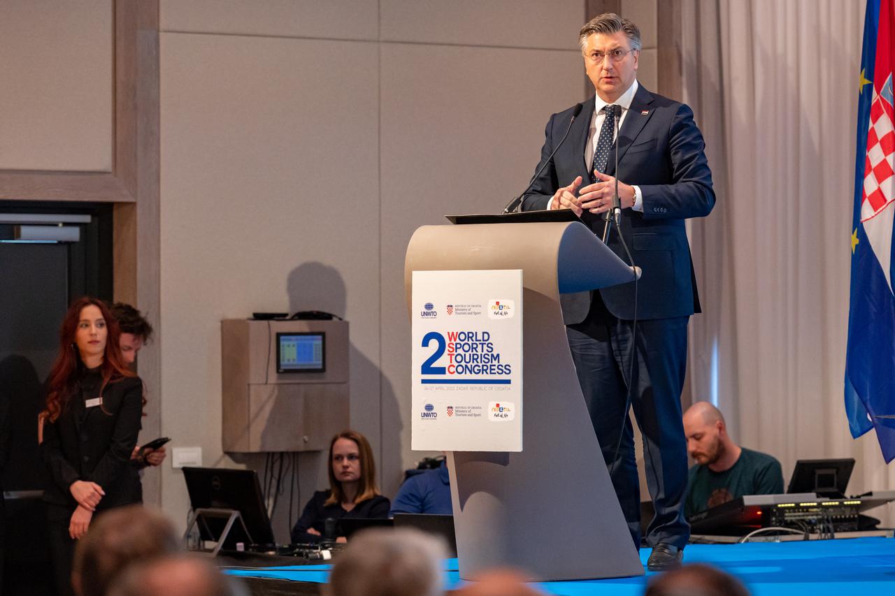 Zadar: Andrej Plenković na svečanom otvorenju 2. svjetskog kongresa sportskog turizma