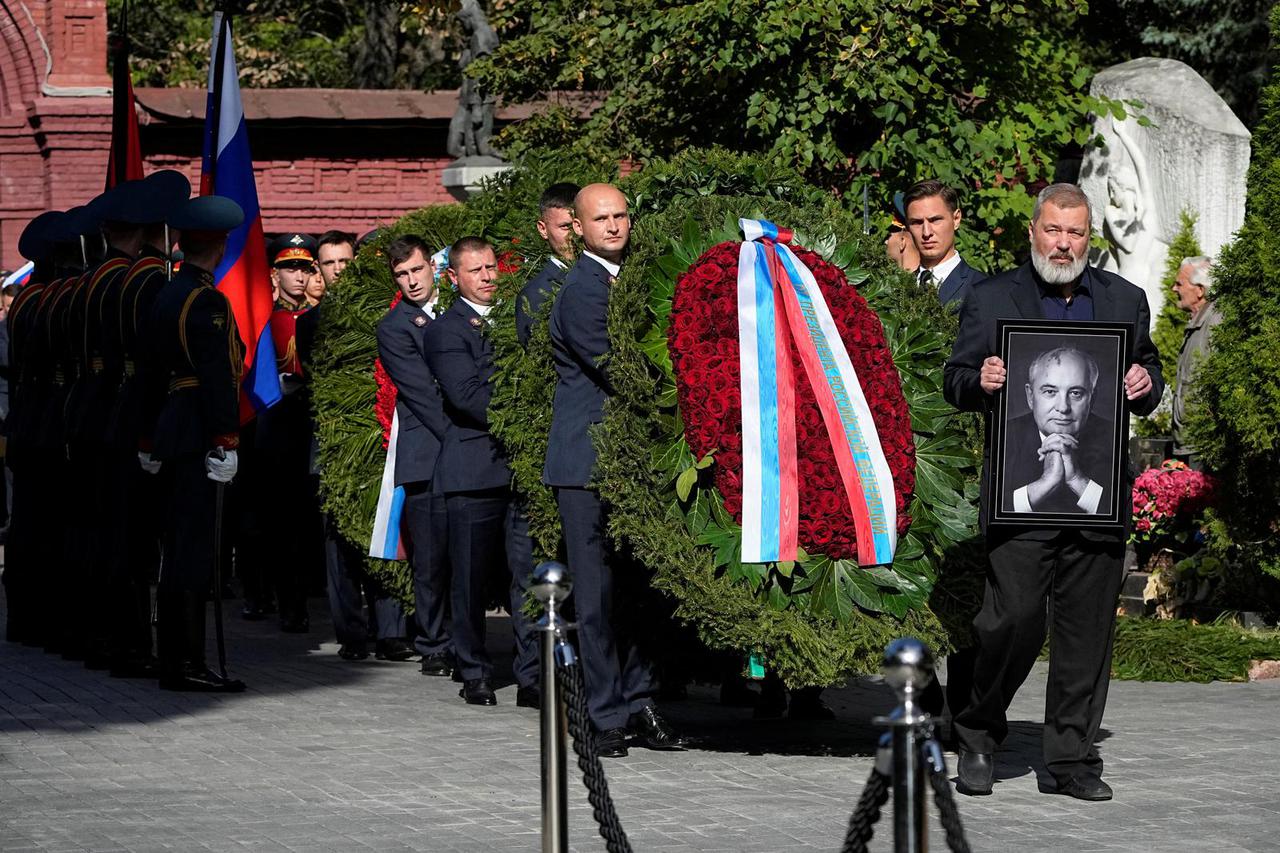 Funeral of Soviet Union's last leader Mikhail Gorbachev in Moscow