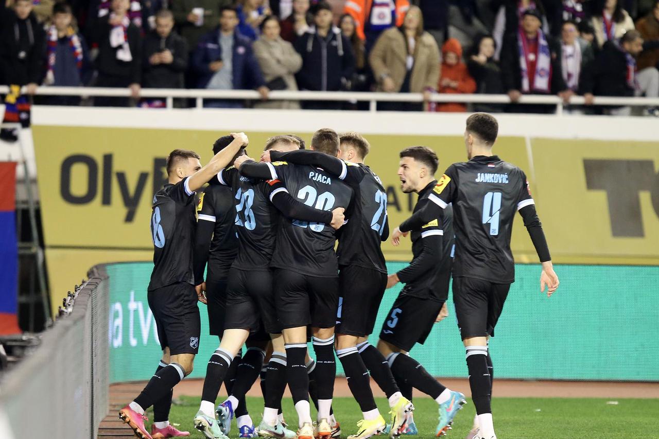 Split: Hajduk i Rijeka susreli se u utakmici 20. kola HNL-a 