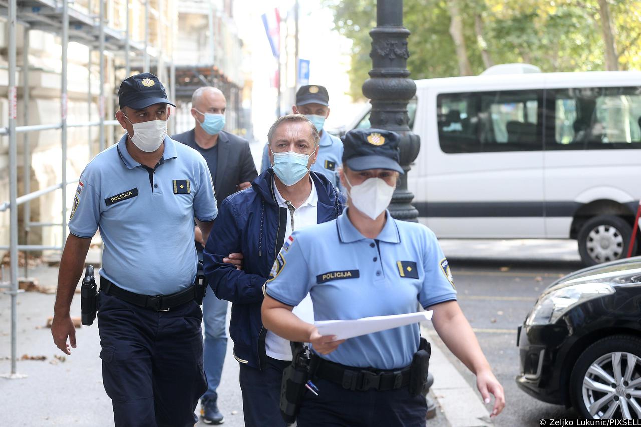 Zagreb: Dražen Barišić i Vinko Grgić dovedeni pred suca istrage zbog afere Janaf